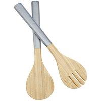 Premier Housewares Kyoto Salad Servers - Silver