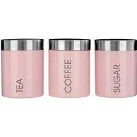 Premier Housewares Pink Liberty Canisters - Set of 3