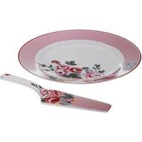 Premier Housewares Pippa Cake Plate and Slice
