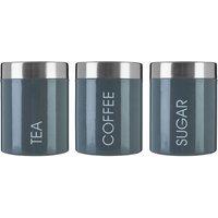 Premier Housewares Grey Liberty Canisters - Set of 3