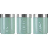 Premier Housewares Green Liberty Canisters - Set of 3