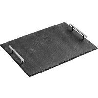 Premier Housewares Grey Slate Tray with Handles