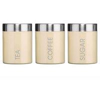 Premier Housewares Cream Liberty Canisters - Set of 3