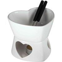 Premier Housewares Venus Fondue Set - White