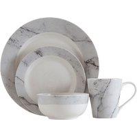Premier Housewares 12-Piece Grey Marble Dinner Set