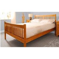 SleepOn Balvi Single Bed Frame Caramel, Brown