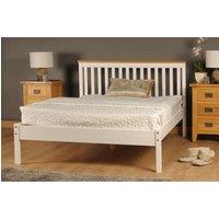 SleepOn Riga Single Bed Frame White, White