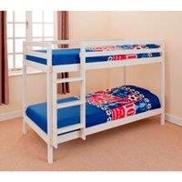 SleepOn Hillingdon Small Single Bunk Bed White