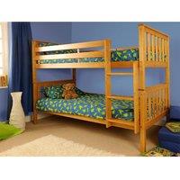 SleepOn Chelsea Single Bunk Bed Caramel, Brown