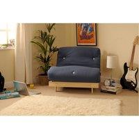 SleepOn Albury Small Double Sofa Bed Set With Tufted Mattress Navy