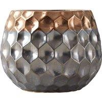Premier Housewares Galaxy Metallic Planter - Large, Brown