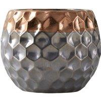 Premier Housewares Premier Galaxy Metallic Planter - Small, Brown