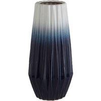 Premier Housewares Azul Ceramic Vase Blue/White - Large, Blue