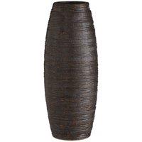 Premier Housewares Galena Ceramic Vase Metallic - Large, Brown