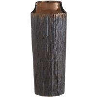 Premier Housewares Mica Ceramic Vase Metallic - Large, Grey