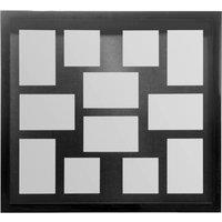 Premier Housewares Multi Photo Black Frame, 12 Photo - 9 x 9", 14 x 9", Black