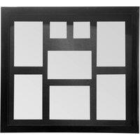 Premier Housewares Black Multi Photo Frame, 8 Photo, Black