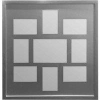 Premier Housewares Silver Multi Photo Frame, 9 Photo - 20 x 14 cm, 9 x 14 cm, Silver