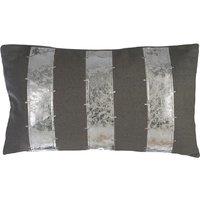 Premier Housewares Kensington Townhouse Wool Cushion - Grey/Silver, Grey