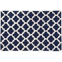 Premier Housewares Small Kensington Townhouse Rug - Navy/White, Blue