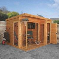 Mercia Premium Garden Room - 10' x 8', Brown