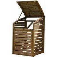 Mercia Pressure Treated Single Bin Store, Brown