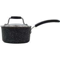 Scoville Neverstick Aluminium Saucepan - 20cm, Black
