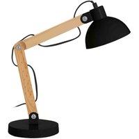 Interiors By PH Table Lamp Wood Black, Black