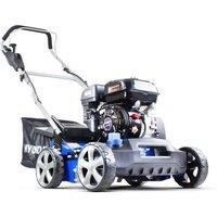 Hyundai HYSC210 Petrol Lawn Scarifier and Aerator, Blue
