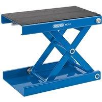 Draper 450kg Motorcycle Scissor Stand with Pad, Blue