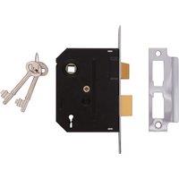 Union 2295 2 Lever Mortice Sashlock Chrome Finish 63mm 2.5in Visi