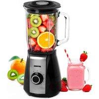 Geepas GSB44022UK 1.5L 600W Electric Blender Smoothie Maker - Black, Black