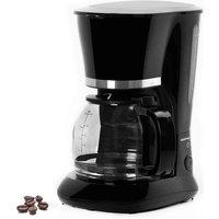 Geepas GCM41505UK 1.5L 800W Filter Coffee Machine - Black, Black