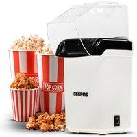 Geepas GPM41501UK 1200W Electric Popcorn Maker Machine - White, White