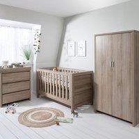 Tutti Bambini Modena 3 Piece Room Set - Oak, Brown
