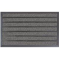 JVL Dirt Stopper Pro Rectangular Door Mat 45x75cm - Grey, Grey