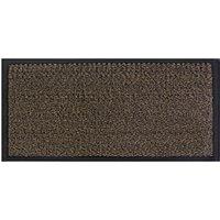 JVL Heavy Duty Commodore Backed Barrier Door Floor Mat Brown/Black 60 x 150 cm, Brown
