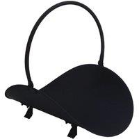 JVL Mendip Fireside Log Coal Holder, Black