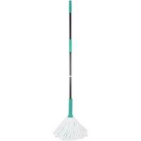 JVL Super-Absorbent Easy Twist Microfibre Floor Mop Turquoise/Grey