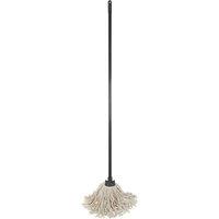 JVL Pure Cotton Traditional String Floor Mop Grey/Turquoise