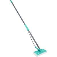 JVL Super-Absorbent Flat Sponge Squeegee Floor Mop Turquoise/Grey