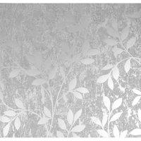 SUPERFRESCO COLOURS MILAN TRAIL SILVER WALLPAPER, Silver