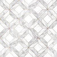 CONTOUR MARBLE MARQUETRY GREY WALLPAPER, Grey
