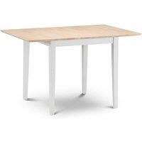 Julian Bowen Rufford 2-Tone Dining Table Ivory/Natural, Brown
