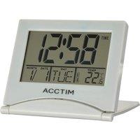 Acctim 'Mini Flip II' LCD Alarm Clock - Grey, Silver