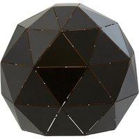 Premier Housewares Mateo Geometric Table Lamp - Black Finish, Black