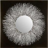 Premier Housewares Modello Abstract Sculpture Wall Art - White/Black Finish, Black