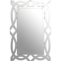 Premier Housewares Ginnette Wall Mirror, Silver