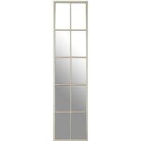 Premier Housewares Descartes Portrait Wall Mirror - Silver Finish, Silver