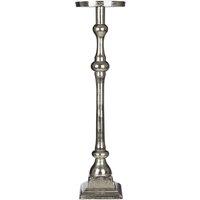 Premier Housewares Kensington Townhouse Large Candle Holder, Silver